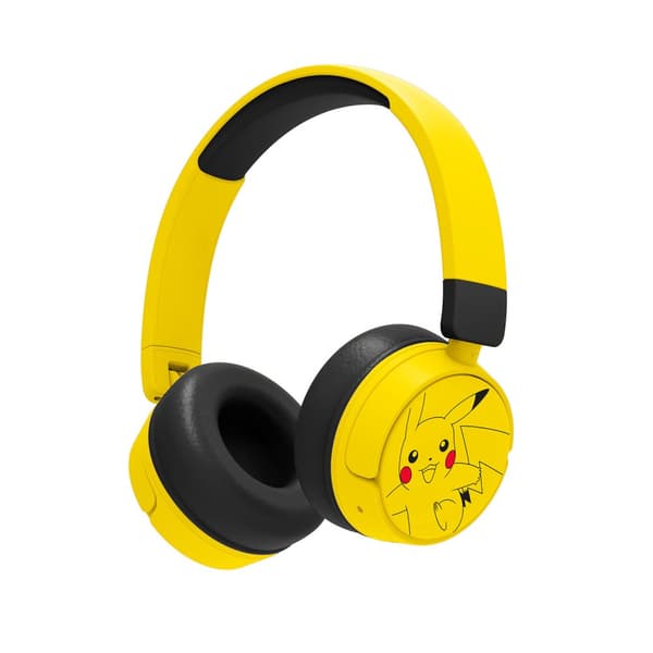 Hodetelefon Pokemon Pikachu 85db/95db Sharing Aux On-Ear Trådløs