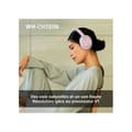 Miniatyrbild 4 av 4: Trådlösa Bluetooth-hörlurar Sony med brusreduktion WH-CH720 Rosa