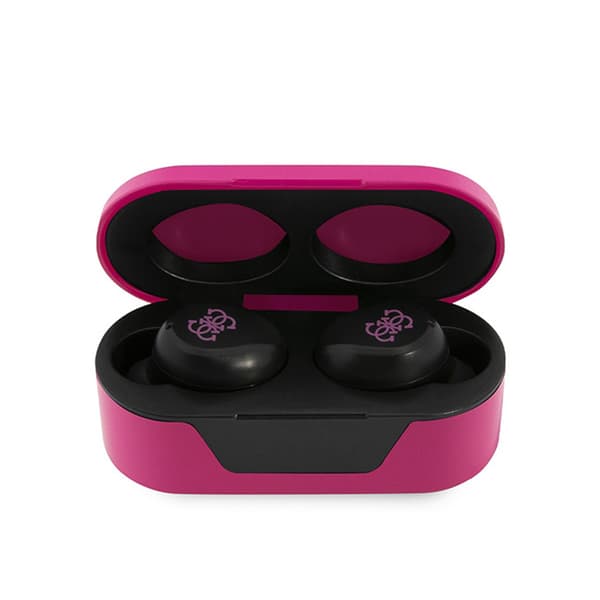 GuessTrueWirelessEarphonesBT5.05H-TWShörlurar+laddningsfodral(magenta)