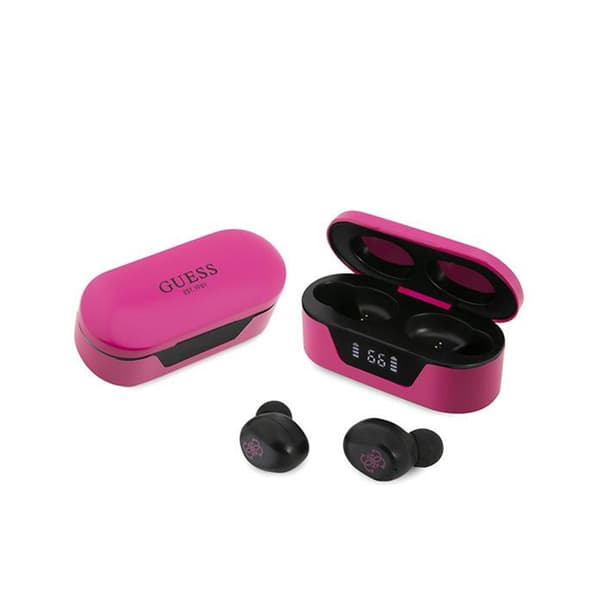 GuessTrueWirelessEarphonesBT5.05H-TWShörlurar+laddningsfodral(magenta)