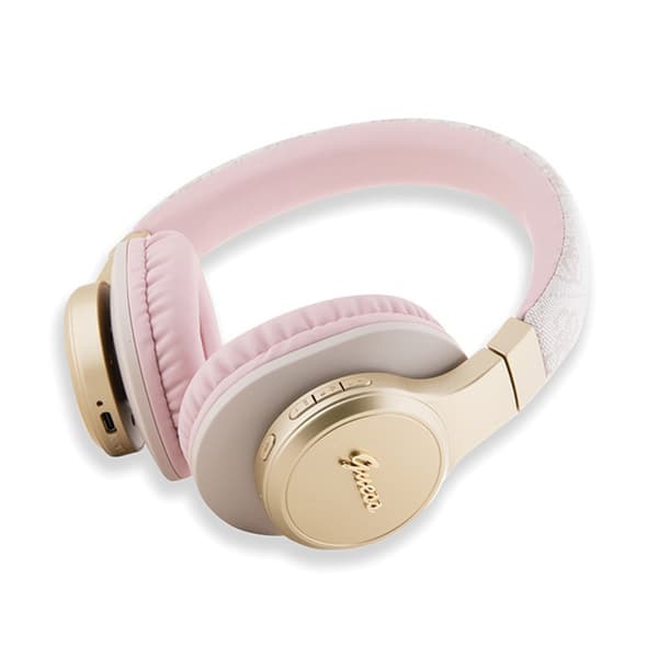 Guess 4G Script Metal Logo - Bluetooth V5.3 trådløse in-ear hovedtelefoner (pink)
