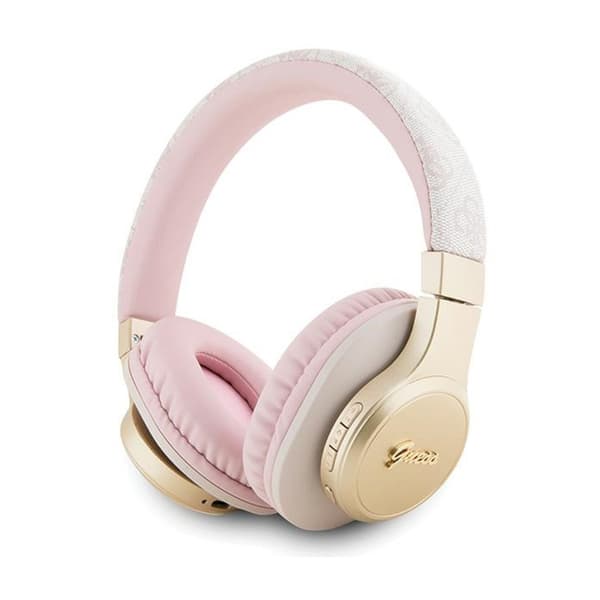 Guess 4G Script Metal Logo - Bluetooth V5.3 trådløse in-ear hovedtelefoner (pink)