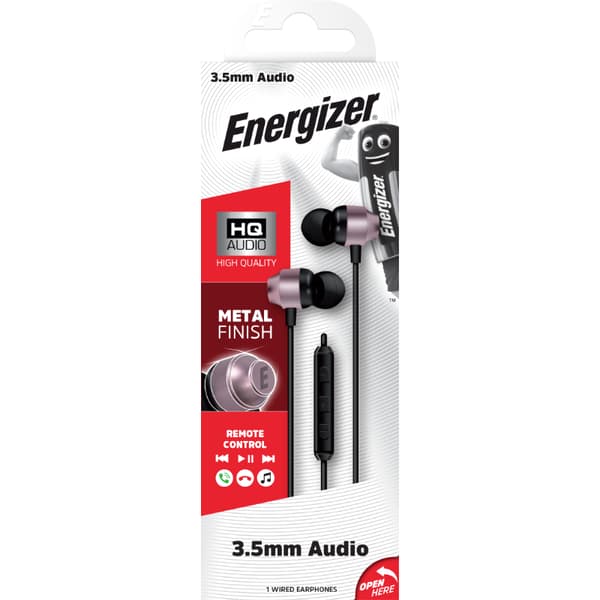 EnergizerClassicCIA10-3,5mm:nliittimellälangallisetkuulokkeet(PinkGold)