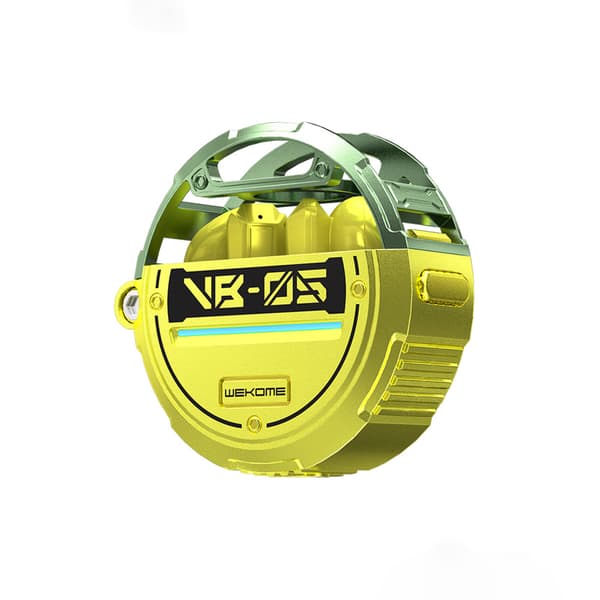 WEKOME VB05 Vanguard Series - Bluetooth V5.3 TWS trådløse hovedtelefoner med opladningsetui (grøn)