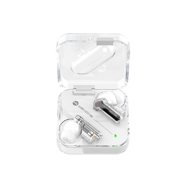 WEKOME V51 Vanguard Series - Bluetooth V5.1 TWS trådløse hovedtelefoner med opladningsetui (hvid)