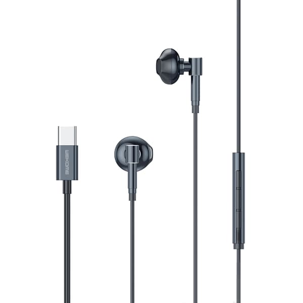WEKOME YC03 SHQ-serien - USB-C-hovedtelefoner med ledning (Tarnish)
