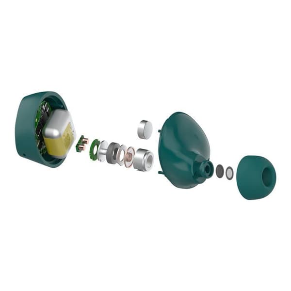 Trådlösa hörlurar - BELKIN - SOUNDFORM BOLT - Bluetooth 5.2 - 28 timmars batteritid - Teal