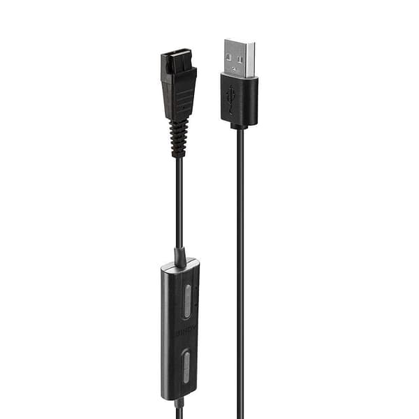LINDY 42750 USB Headset Adapter Type A til Quick Disconnect