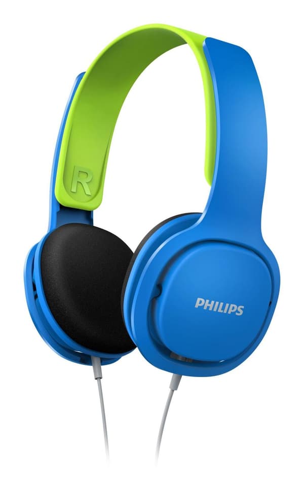 Philips SHK2000 - Lasten kuulokkeet - Korvassa on äänenvoimakkuuden rajoitus - Sininen/vihreä