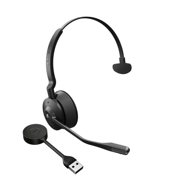 Jabra Engage 55 -kuulokkeet langattomat sankatoimisto/puhelukeskus musta, titaani