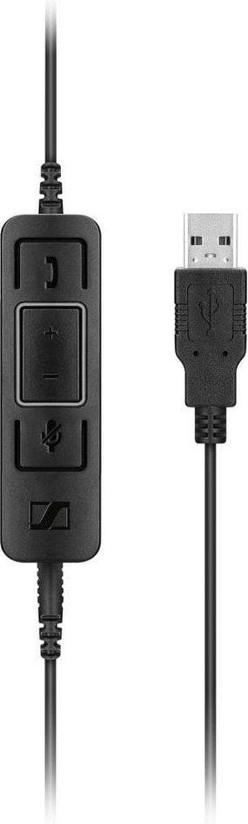 EPOS - SENNHEISER USB-CC x5 MS - Headsetkabel - USB hane till 4-stifts minikontakt hona - gjuten - för Sennheiser SC 45, 45 USB MS, 75, 75 USB MS