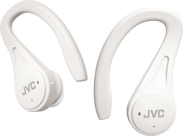 JVC HA-EC25T-WU vita Hörlurar vita In Ear Sport TWS 7h batteri, IPX5 (HA-EC25T-WU)