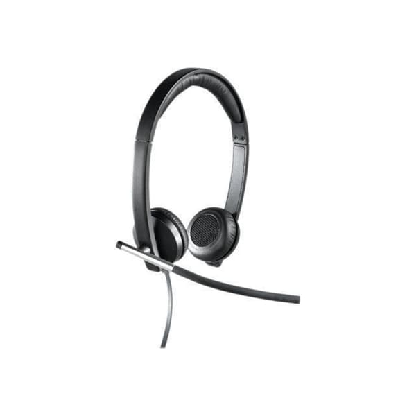 Headset - Kabelanslutet - Logitech - H650E - Stereomikrofon - Grå