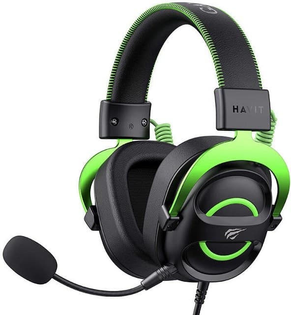 Havit H2030E Headset med kabel och huvudband för spel