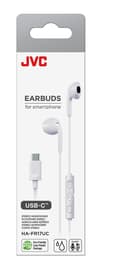 Pikkukuva 2 / 4: JVC HA-FR17UC USB Type-C -langalliset nappikuulokkeet, valkoiset