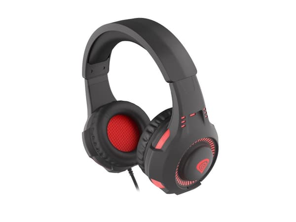 GENESIS RADON 210 7.1 OVER-EAR HÖRLURAR MED MIKROFON SVART-RÖD USB