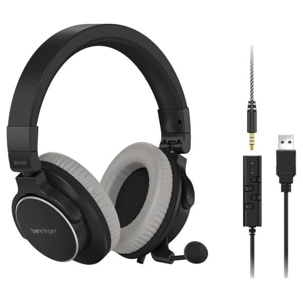 Behringer BH470U - studiokuulokkeet mikrofonilla ja USB-liitännällä