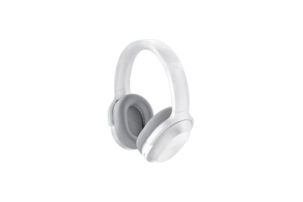 Razer RZ04-03790200-R3M1 hörlurar/headset Trådlösa Huvudband Gaming USB Typ-C Bluetooth Grå, Vit