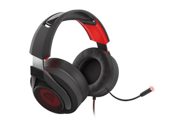 GENESIS Radon 610 Headset Trådbundet Huvudband Gaming USB Typ-A Svart, Röd