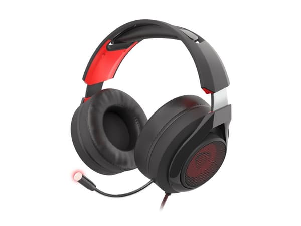 GENESIS Radon 610 Headset Trådbundet Huvudband Gaming USB Typ-A Svart, Röd