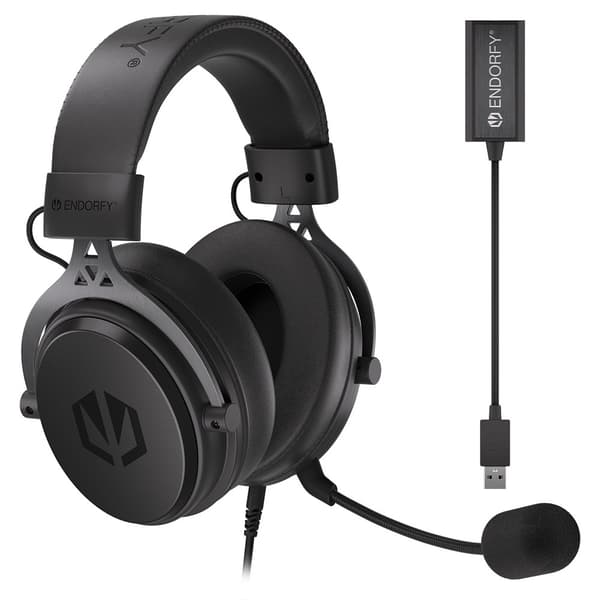 ENDORFY VIRO Plus USB Headset Kablet Pandebånd Musik/Hverdag Sort