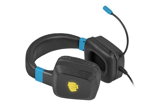 FURY NFU-1584 hovedtelefoner/headset Kablet Pandebånd Gaming Sort, Blå