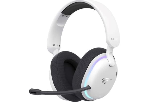 Havit Fuxi-H7 - gaming hovedtelefoner, sort og hvid