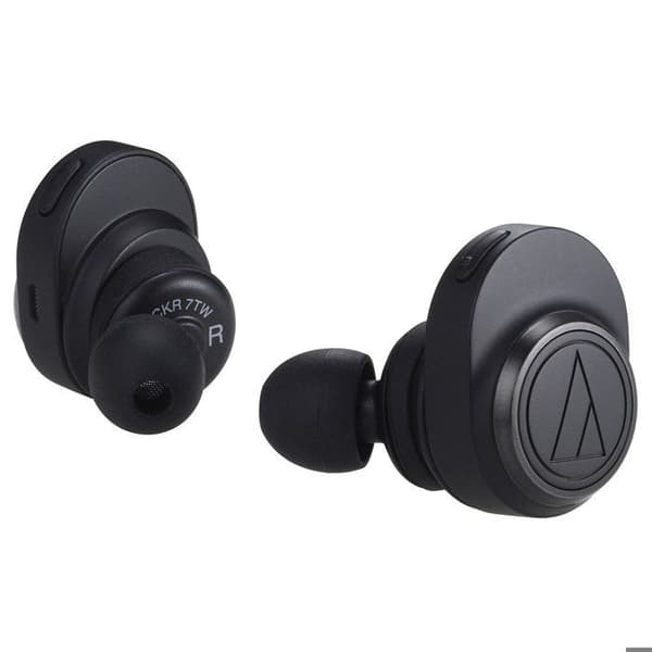 Audio-Technica ATH-CKR7TW True Wireless Headphones - Svarta - In-ear - Uppladdningsbart batteri
