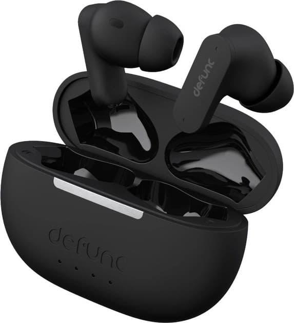 DEFUNC True Anc Hörlurar Trådlösa Stereo (TWS) In-ear Musik/Vardagsbruk Bluetooth Svarta