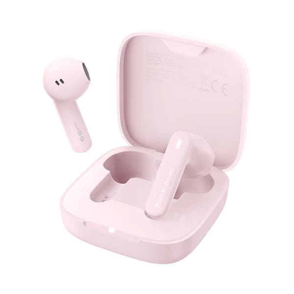 Baseus Bowie E16 Headset Trådlösa Hörlurar In-ear Samtal/Musik USB Typ-C Bluetooth Rosa