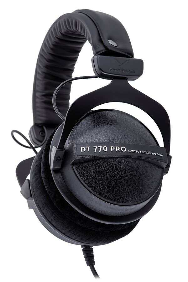 Beyerdynamic DT 770 PRO 250 OHM Sort Limited Edition - lukkede studiehovedtelefoner
