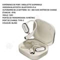 Miniatyrbild 4 av 4: INN Bone conduction hörlurar IPX6 vit vit bluetooth 5.4 vattentät bluetooth hörlurar bluetooth trådlöst trådlöst bluetooth headset