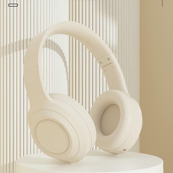 INF DR58 Classic Bluetooth -kuulokkeet – Mukaansatempaava ääni Valkoinen