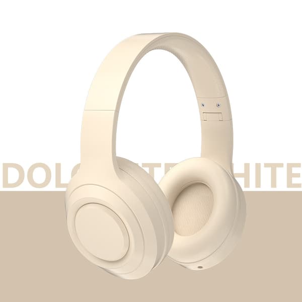 INF DR58 Classic Bluetooth -kuulokkeet – Mukaansatempaava ääni Valkoinen