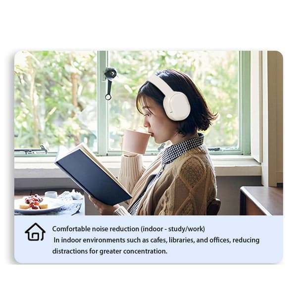 INF Trådløst Bluetooth-headset DR-86 Hvit