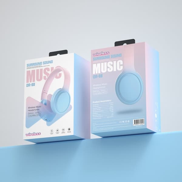 INF Gradient Bluetooth -kuulokkeet DR88 - Mukaansatempaava ääni Sininen
