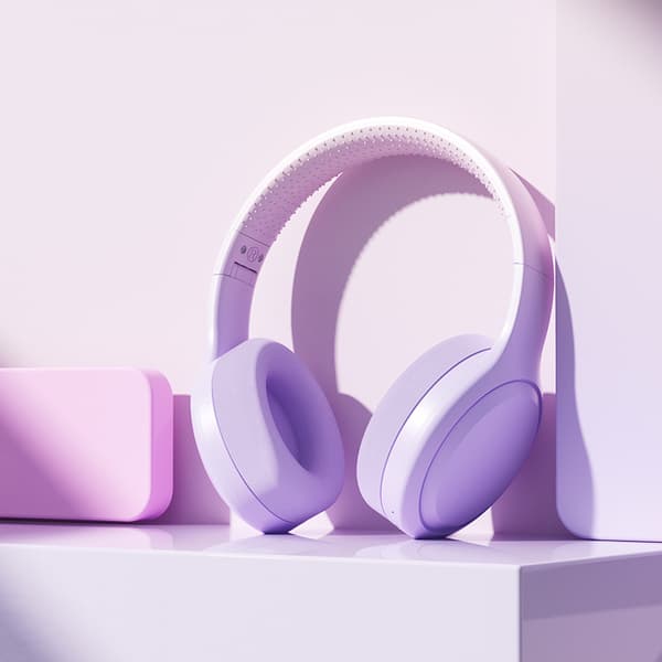 INF Gradient Bluetooth-hörlurar DR88 - Uppslukande ljud Lila