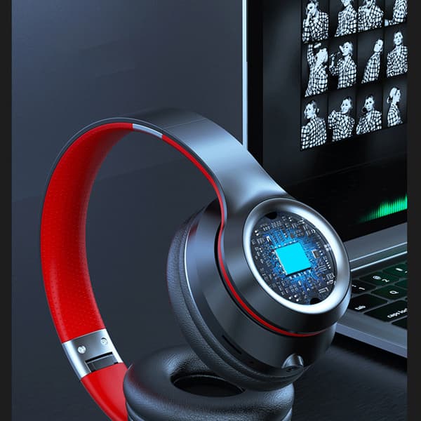 INF DR90 Over-Ear Bluetooth-hodetelefoner Sort