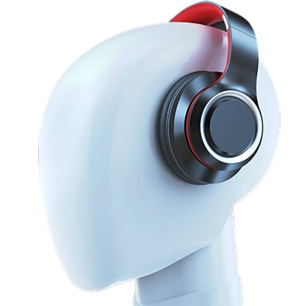 INF DR90 Over-Ear Bluetooth-hodetelefoner Sort