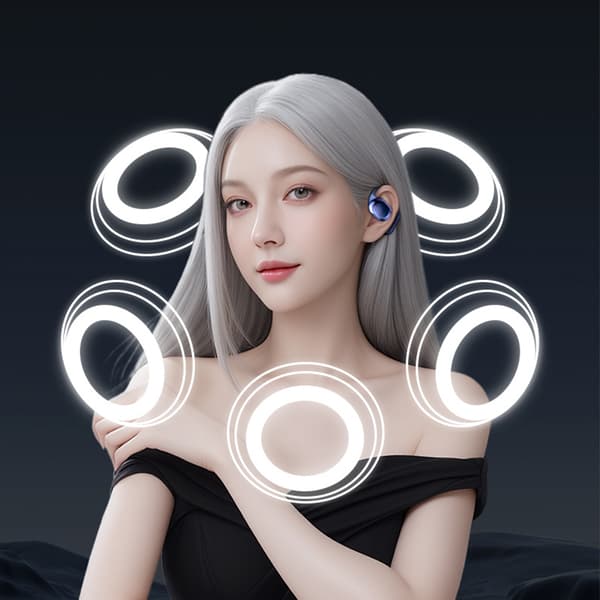 INF SHINECON Bluetooth 5.3 Kuulokkeet Sininen