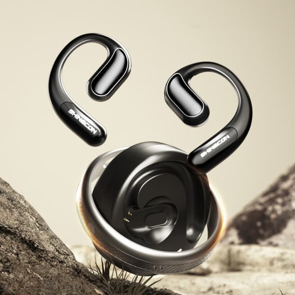 INF Bluetooth-kuulokkeet: Pitkä akunkesto, AI-käännös Harmaa