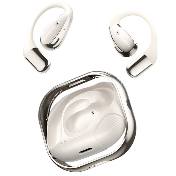 INF X5Pro Bluetooth-kuulokkeet - AI-käännös, melunvaimennus Beige