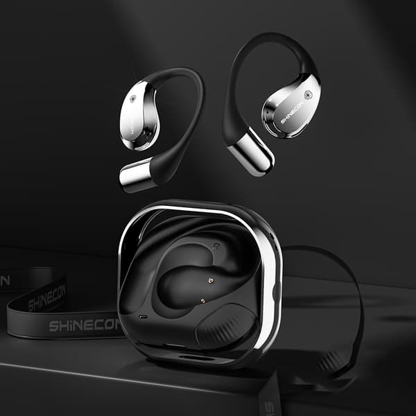 INF X5Pro Bluetooth-kuulokkeet - AI-käännös, melunvaimennus Musta