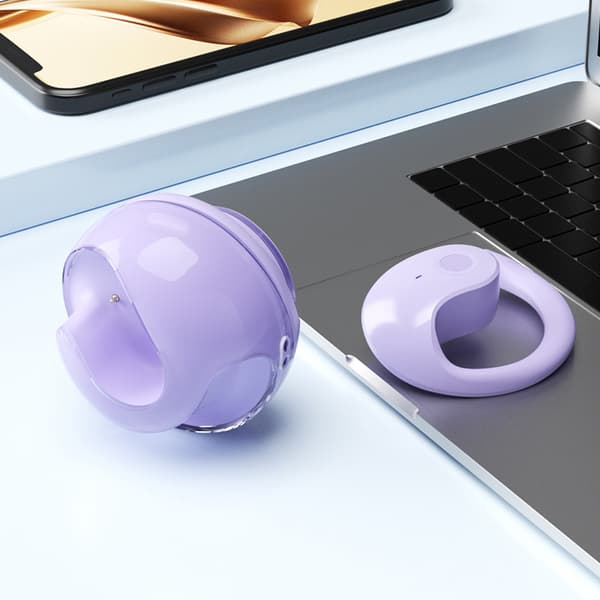 INF Bluetooth 5.3 AI-oversætter Åbne Ørepropper Lilla