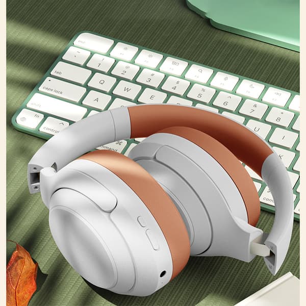 INF Retro White DR83 Bluetooth-hovedtelefoner: Immersiv lyd