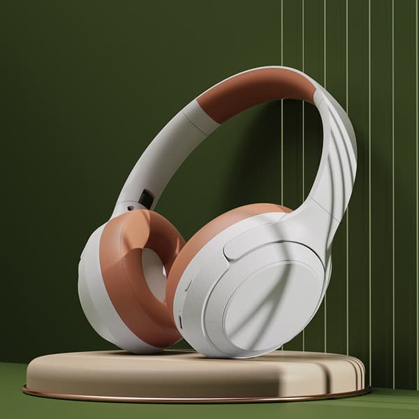 INF Retro White DR83 Bluetooth-hovedtelefoner: Immersiv lyd