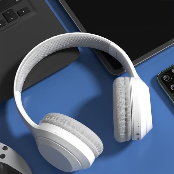 INF Langattomat Bluetooth-kuulokkeet DR10 - Valkoinen Harmaa