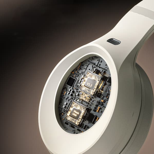 INF DR-05 Khaki Vit Bluetooth-hörlur: Trådlöst ljud