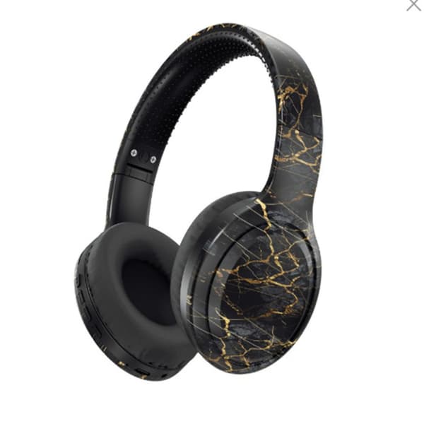 INF Cracked Black Bluetooth Headset DR-04: Medrivende lyd