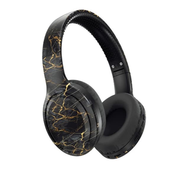 INF Cracked Black Bluetooth Headset DR-04: Medrivende lyd